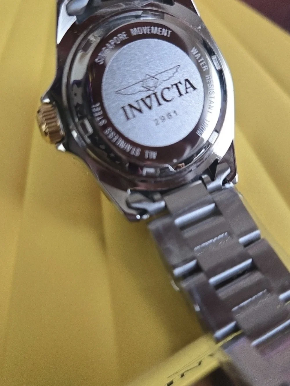 2961 Invicta Swiss Ronda 585 Caliber Pro Diver Watch with Blue Dial Womens 30mm